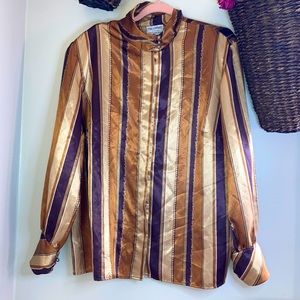 Caramel delight vintage button up